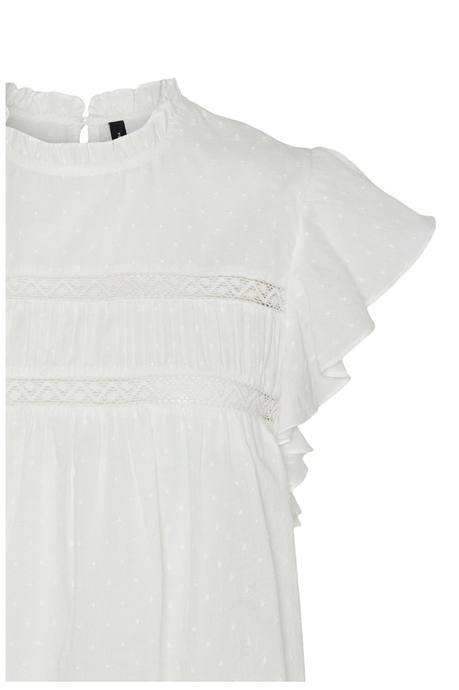 VMTRINE SL LACE TOP WVN NOOS 10301205 Snow White